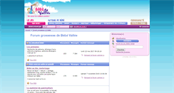 Desktop Screenshot of forum.bebevallee.com