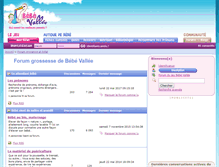 Tablet Screenshot of forum.bebevallee.com